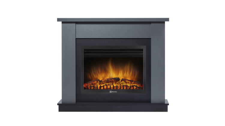 Каминокомплект:Очаг Electrolux EFP/P-2720RLS, портал Canto 25 графит