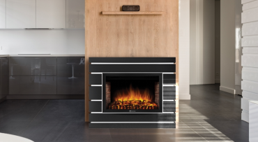 Портал Firelight Moderno 25 шпон чёрный дуб